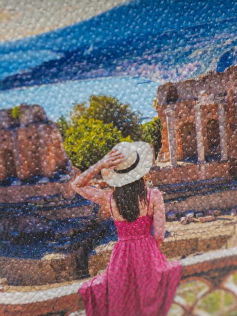 YESBAG &Eacute;tui &agrave; beaut&eacute; &eacute;vas&eacute; &Eacute;t&eacute; de Taormina - Trousses