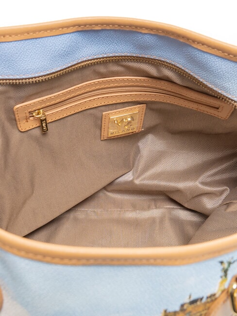 YESBAG Sac de courses imprim&eacute; VACANCES ROMAINES - Sacs pour Femme