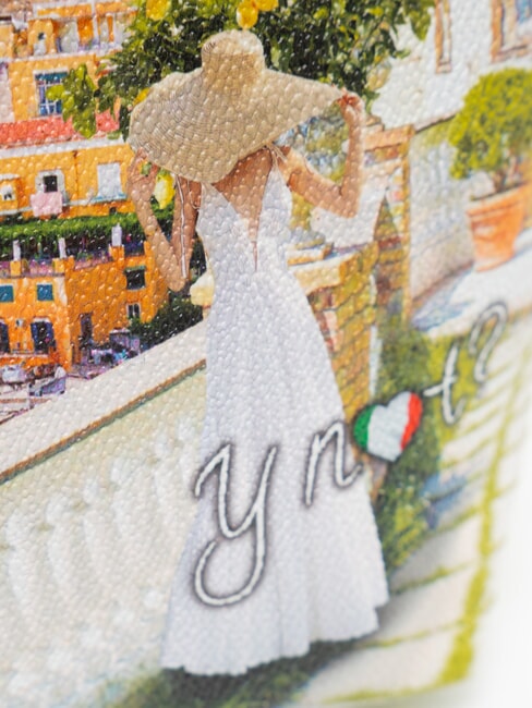 YESBAG Grande trousse de beaut&eacute; &eacute;vas&eacute;e c&ocirc;te romantique - Trousses