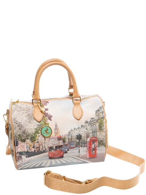 YESBAG Sac &agrave; main avec bandouli&egrave;re Arc-en-ciel de Londres - Sacs pour Femme