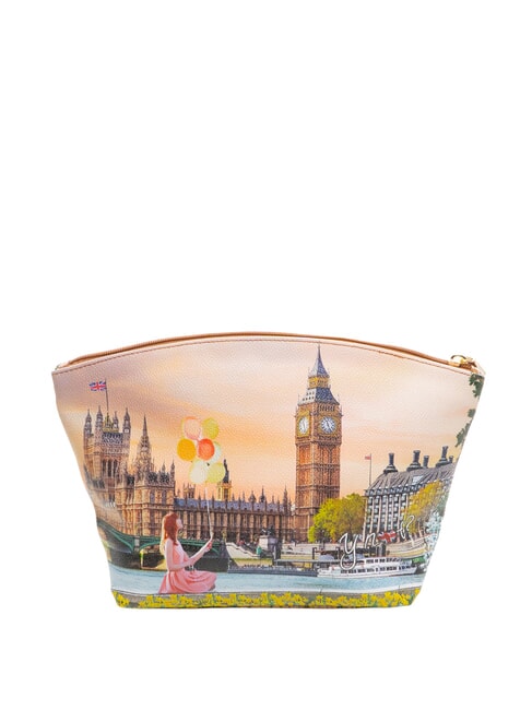 YESBAG Grande trousse de beaut&eacute; &eacute;vas&eacute;e fleur jaune - Trousses