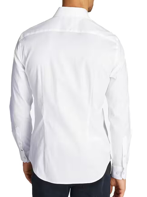 TH chemise en coton stretch blanc optique - Chemises pour hommes