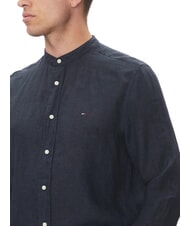 TOMMY HILFIGER TH chemise &agrave; col cor&eacute;en coupe classique ciel du d&eacute;sert - Chemises pour hommes - 3
