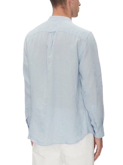 TH chemise &agrave; col cor&eacute;en coupe classique bleu venteux - Chemises pour hommes