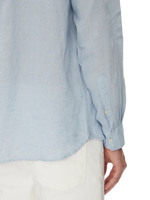 TH chemise &agrave; col cor&eacute;en coupe classique bleu venteux - Chemises pour hommes