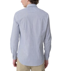 TOMMY HILFIGER TH chemise &agrave; manches longues saphir fonc&eacute; / rayures blanches - Chemises pour hommes - 2