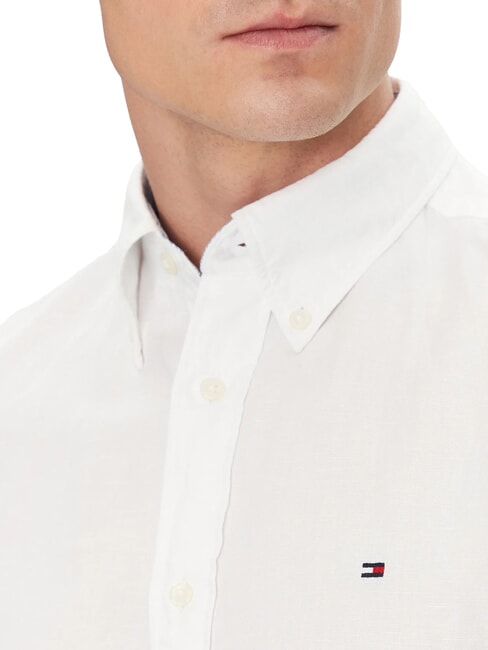 TH Chemise &agrave; manches courtes boutonn&eacute;e blanc optique - Chemises pour hommes