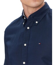 TOMMY HILFIGER TH Chemise &agrave; manches courtes boutonn&eacute;e marine carbone - Chemises pour hommes - 3