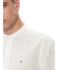 TOMMY HILFIGER TH chemise &agrave; col cor&eacute;en coupe classique blanc optique - Chemises pour hommes - 3