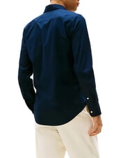 TOMMY HILFIGER TH Chemise en coton &agrave; manches longues ciel du d&eacute;sert - Chemises pour hommes - 2