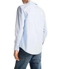 TOMMY HILFIGER TH Chemise en coton &agrave; manches longues doux bleu - Chemises pour hommes - 2
