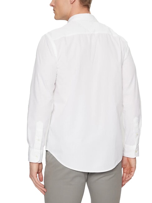 TH Chemise en coton &agrave; manches longues blanc optique - Chemises pour hommes
