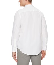 TOMMY HILFIGER TH Chemise en coton &agrave; manches longues blanc optique - Chemises pour hommes - 2