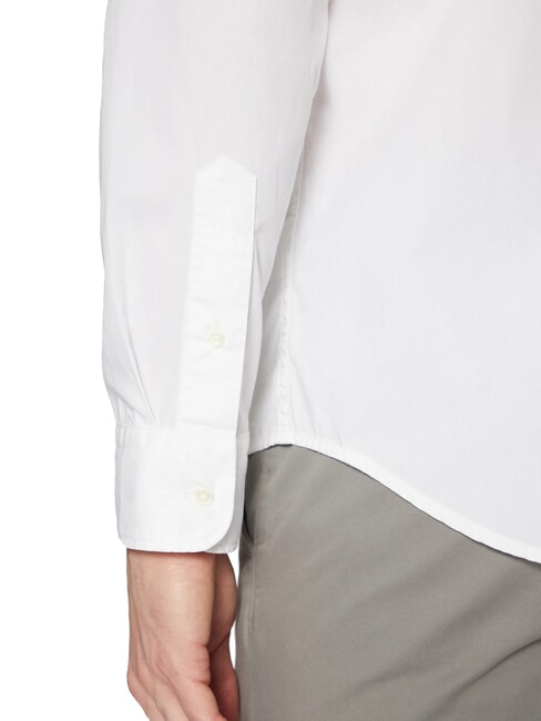 TH Chemise en coton &agrave; manches longues blanc optique - Chemises pour hommes