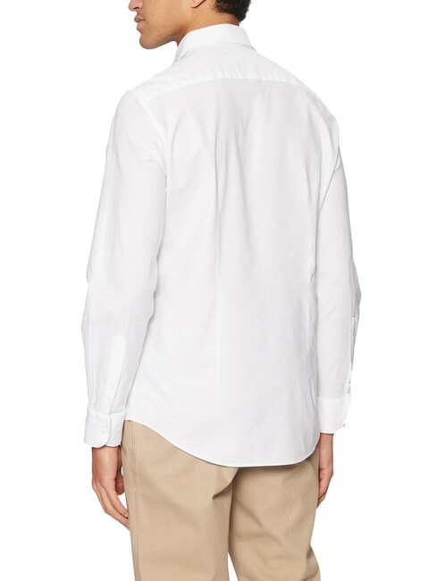 TH chemise &agrave; manches longues coupe ajust&eacute;e blanc optique - Chemises pour hommes