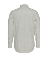 TOMMY HILFIGER TH JEANS chemise ray&eacute;e &agrave; manches longues marine nuit noire - Chemises pour hommes - 5