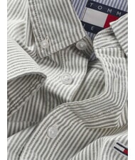 TOMMY HILFIGER TH JEANS chemise ray&eacute;e &agrave; manches longues marine nuit noire - Chemises pour hommes - 6