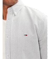 TOMMY HILFIGER TH JEANS chemise ray&eacute;e &agrave; manches longues ciel du d&eacute;sert / p&eacute;tale d'ivoire - Chemises pour hommes - 3
