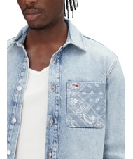 TOMMY HILFIGER TH JEANS Chemise en jean &agrave; manches longues denim l&eacute;ger - Chemises pour hommes - 3
