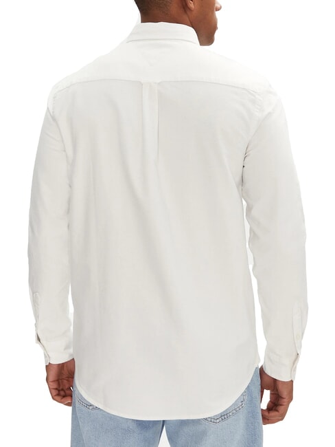 TH JEANS Chemise en coton &agrave; manches longues &eacute;cru - Chemises pour hommes