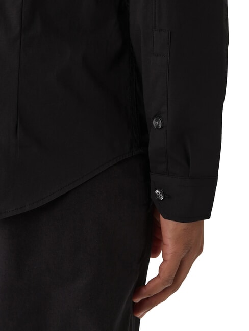 TH JEANS chemise &agrave; manches longues coupe ajust&eacute;e Tommy Black - Chemises pour hommes