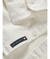 TOMMY HILFIGER TH JEANS chemise Oxford coupe classique &eacute;cru - Chemises pour hommes - 3
