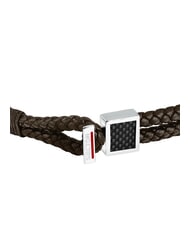 SECTOR BANDY Bracelet en cuir tress&eacute; pour homme brun - Bracelets pour hommes - 3