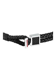 SECTOR BANDY Bracelet en cuir tress&eacute; pour homme Noir - Bracelets pour hommes - 3