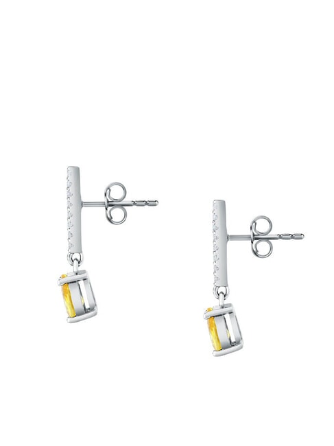 TESORI Boucles d'oreilles pendantes en cristal ARGENT - Boucles d'oreilles