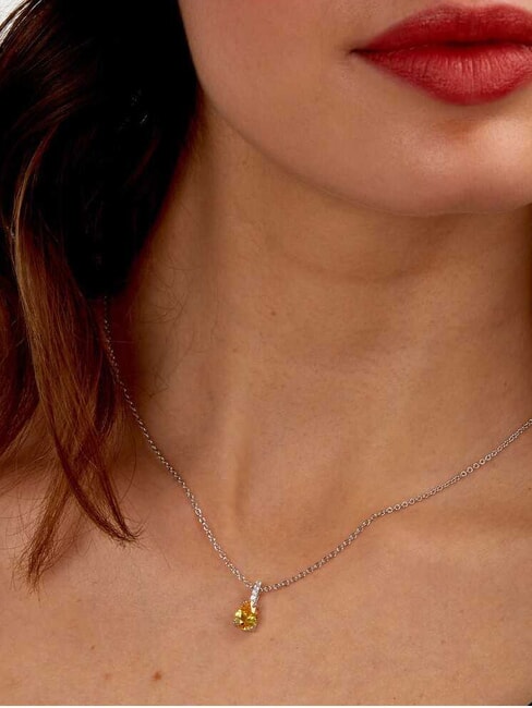 TESORI Collier pendentif jaune - Colliers