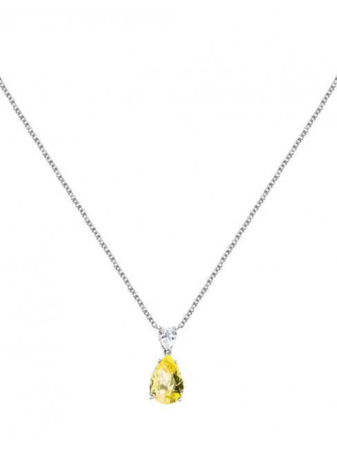 TESORI Collier pendentif goutte jaune - Colliers