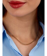 MORELLATO TALISMANI Collier avec sph&egrave;res en acier bicolores - Colliers