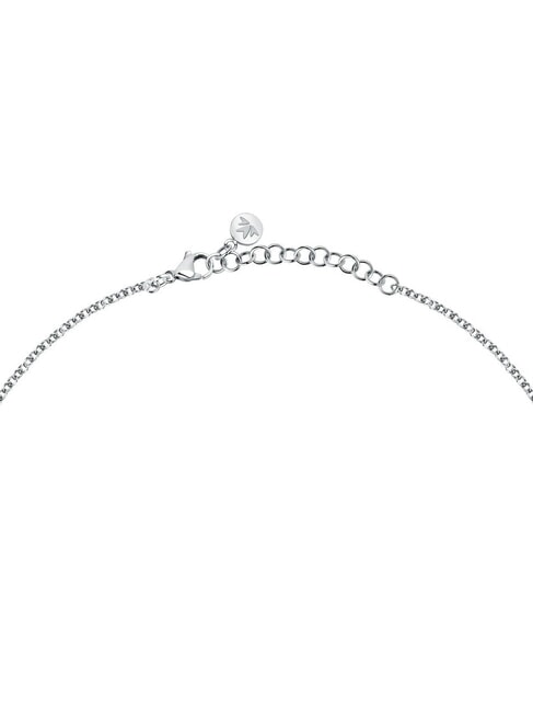 TALISMANI Collier avec sph&egrave;res en acier bicolores ACIER - Colliers