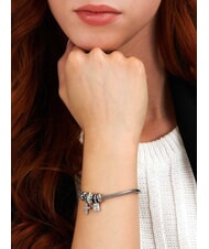 MORELLATO TORCHON Bracelet serpent orn&eacute; d'une croix et de cristaux ARGENT - Bracelets - 2