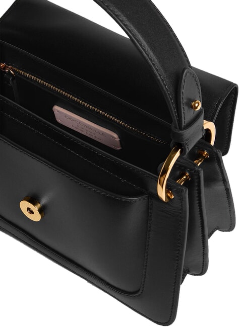 C-ME CALF&MARB Sac &agrave; main avec bandouli&egrave;re Noir - Sacs pour Femme