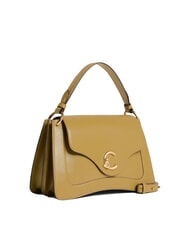 COCCINELLE C-ME CALF COCKER Sac porte-documents en cuir avec bandouli&egrave;re - Sacs pour Femme
