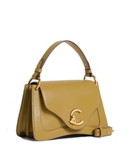 COCCINELLE C-ME CALF COCKER Petit sac en cuir avec bandouli&egrave;re herbiers marins - Sacs pour Femme - 2