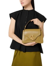 COCCINELLE C-ME CALF COCKER Petit sac en cuir avec bandouli&egrave;re herbiers marins - Sacs pour Femme - 4