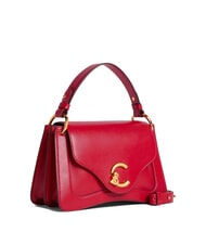 COCCINELLE C-ME CALF COCKER Petit sac en cuir avec bandouli&egrave;re &eacute;carlate - Sacs pour Femme - 2