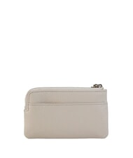 COCCINELLE C-ME SOFTY  &Eacute;tui &agrave; cl&eacute;s/porte-monnaie en cuir coquillage - Portefeuilles Femme - 2