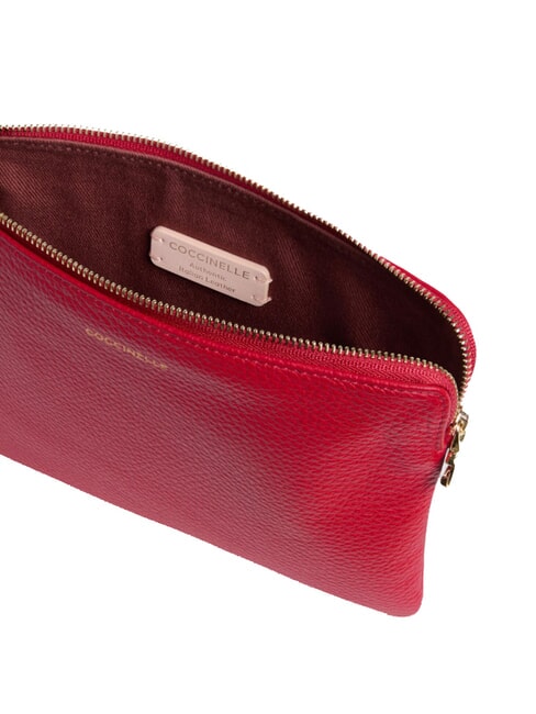 C-ME SOFTY pochette en cuir &eacute;carlate - Sacs pour Femme