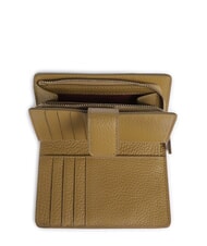 COCCINELLE METALLIC SOFT Portefeuille en cuir textur&eacute; herbiers marins - Portefeuilles Femme - 2