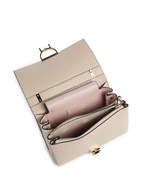 ARLETTIS Sac &agrave; main en cuir martel&eacute; coquillage - Sacs pour Femme