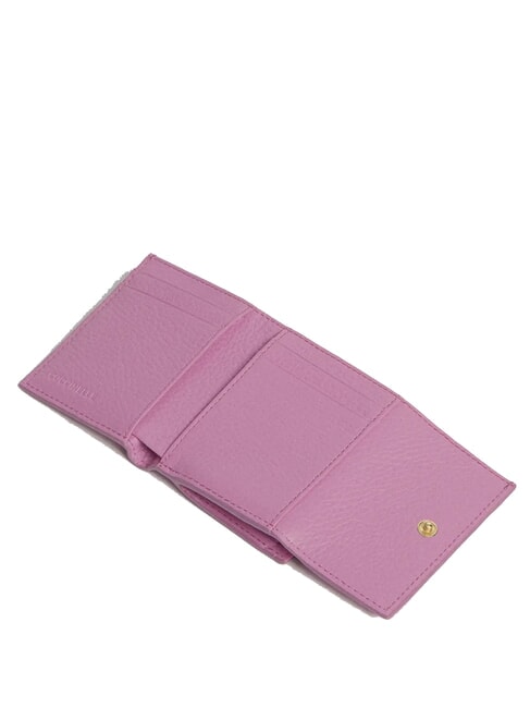 METALLIC SOFT Portefeuille en cuir grain&eacute; m&eacute;duse - Portefeuilles Femme