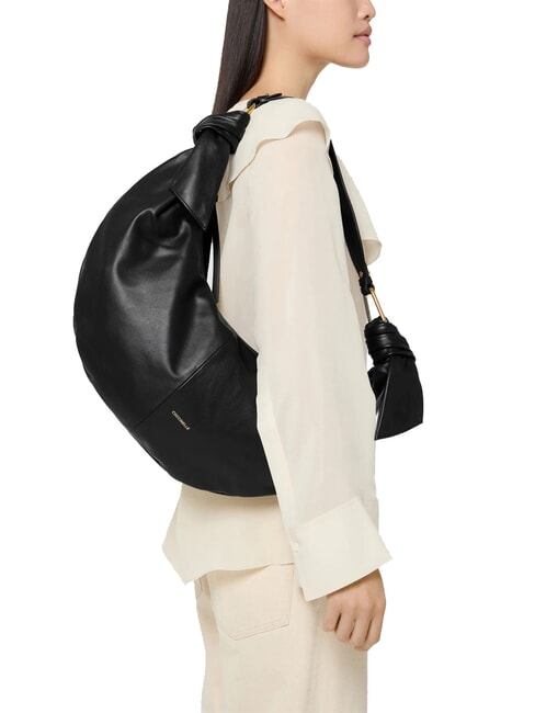 FUROSHIKI Large sac bandouli&egrave;re Noir - Sacs pour Femme