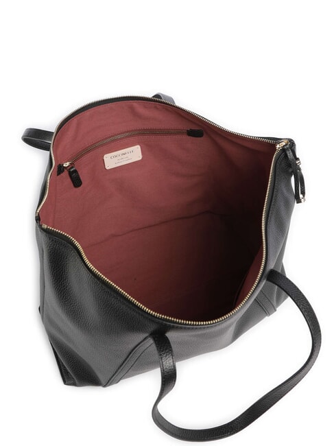 NORY Sac de courses en cuir Noir - Sacs pour Femme