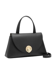 COCCINELLE NIKLA Sac &agrave; main avec bandouli&egrave;re noir/cognac - Sacs pour Femme - 2