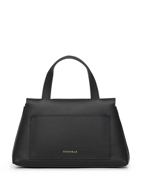 NIKLA Sac &agrave; main avec bandouli&egrave;re noir/cognac - Sacs pour Femme