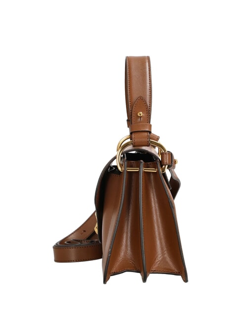 C-ME CALF COCKER Petit sac en cuir avec bandouli&egrave;re Cognac - Sacs pour Femme