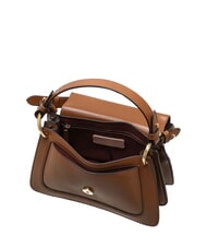 COCCINELLE C-ME CALF COCKER Petit sac en cuir avec bandouli&egrave;re Cognac - Sacs pour Femme - 5